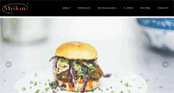 Desktop Screenshot of miskinfoods.com